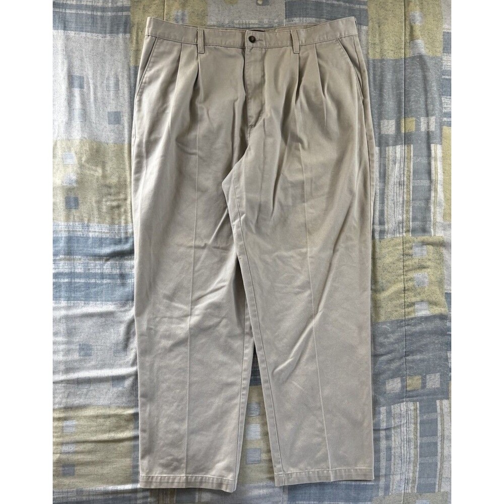 B.E Khakis Cotton Polyester Brown Chino Men's Pants Sz 40x32